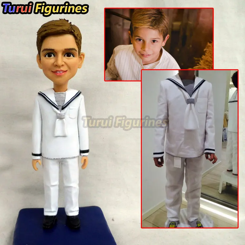 Инженер статуя миниатюрная фигурка лицо торт собаки кукольный домик миниатюрные