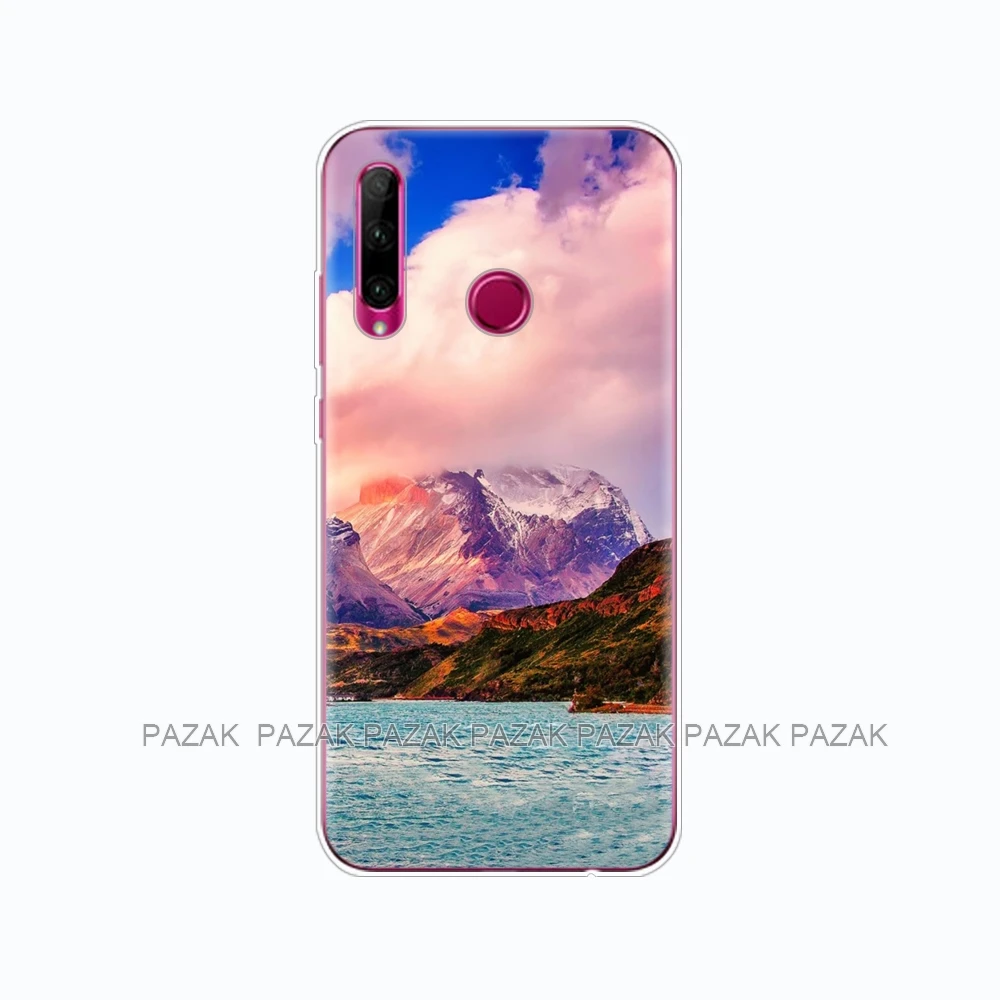 61374 Чехол для Honor 10i, HRY-LX1T, силиконовая задняя крышка из ТПУ для Huawei Honor 10i Honor10i 10 i, 6,21 дюймов, чехол-бампер - Цвет: 61374