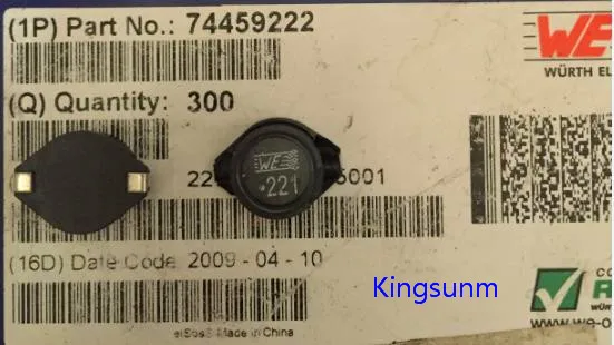 

Бесплатная доставка, 10 шт., немецкие Силовые индукторы WE/ 74459222 220uh SMD