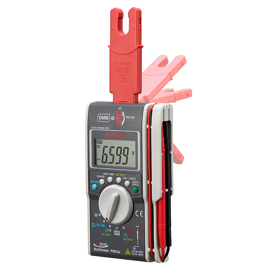 Цифровой мультиметр JAPANSANWA PM33a гибридный Карманный с зажимом|clamp meter|multimeter digitaldigital