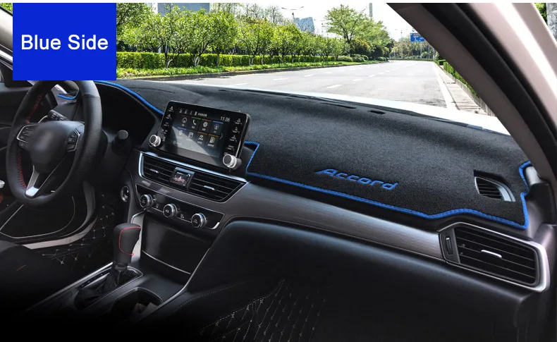 Чехол для приборной панели автомобиля Honda Accord 10th, коврик для приборной панели, коврик для приборной платформы, настольные ковры, накладка на подушку, защитные аксессуары
