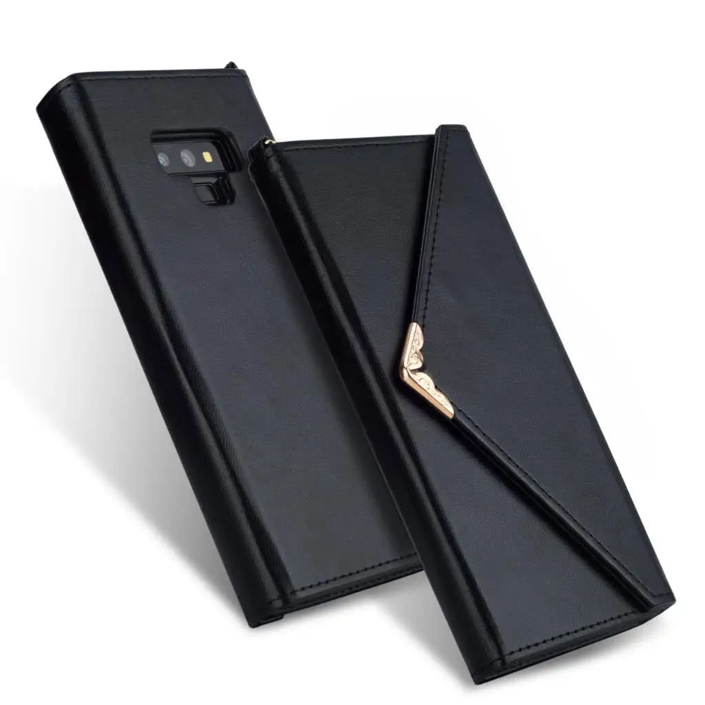 Чехол конверт Haissky для телефона Samsung S20 Ultra Note 10 + 8 9 S10 S9 S8 Plus S7 Edge чехлы бумажники из