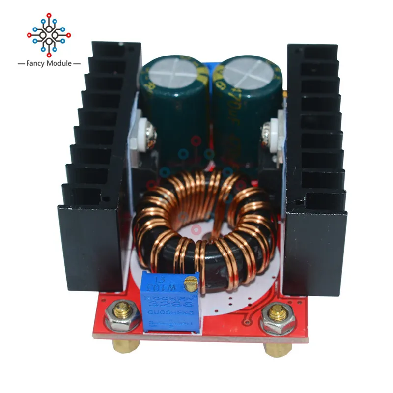 10V-32V шаг вверх до 35 в-60 в 120W Напряжение DC-DC преобразователь Повышающий Модуль