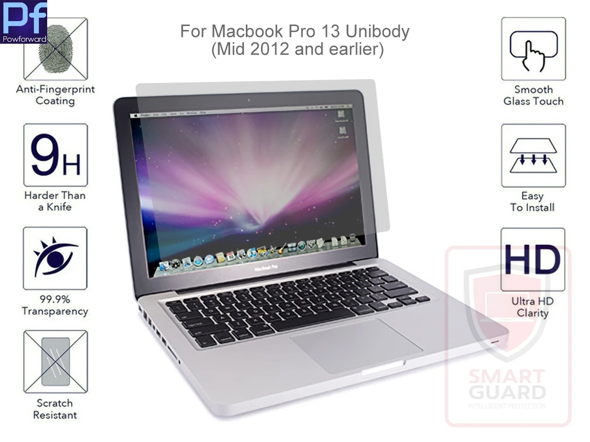 model A1278 Защитная пленка для экрана MacBook retina Pro 11 12 13 15 для MacBook Air 11,6 12 13 13,3 15,4 дюймов, закаленное стекло - Цвет: model A1278