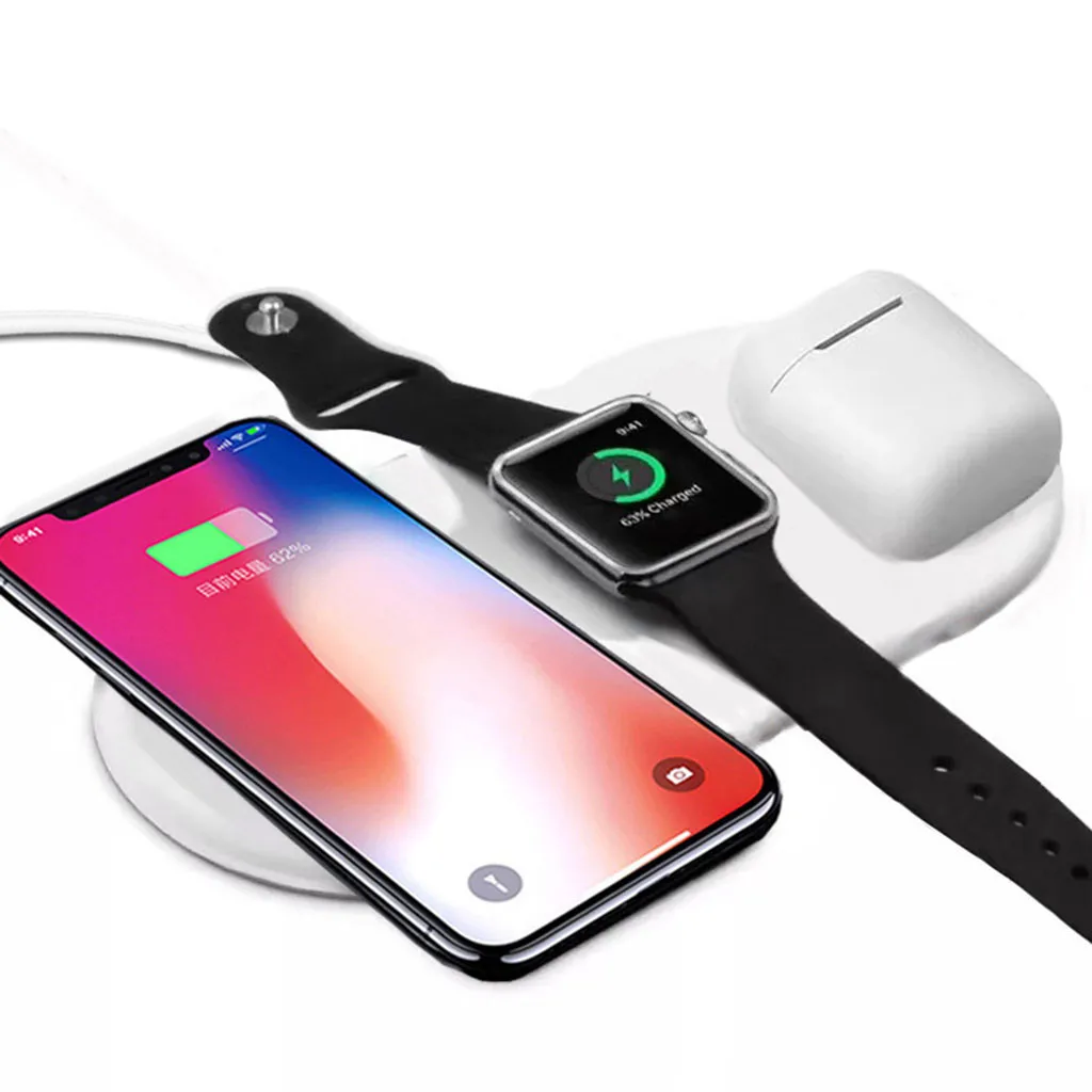 

Док-станция 3 в 1 для быстрой беспроводной зарядки, AirPower