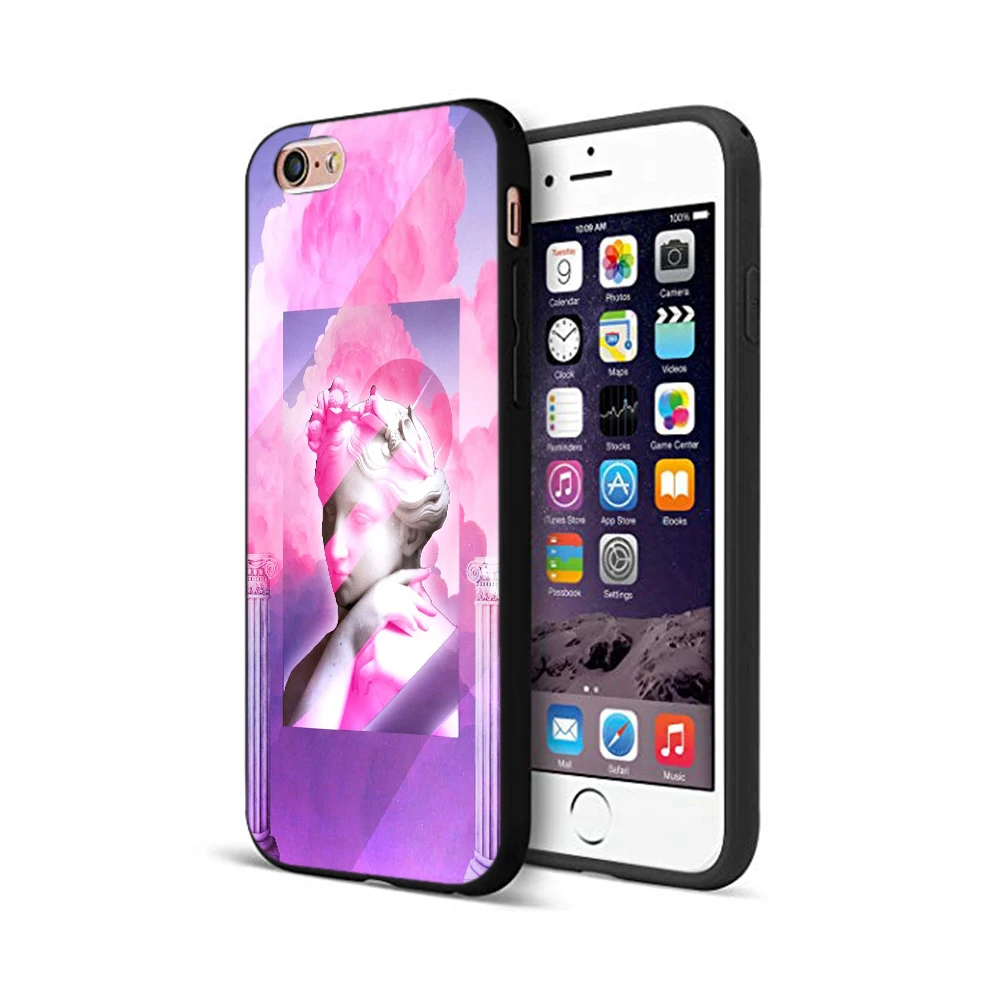 12170 Черный чехол ТПУ для iphone 5 5s se 6 6s 7 8 plus x 10 чехол силиконовый чехол для iphone XR XS 11 pro MAX Ретро винтажная художественная статуя - Цвет: 12170