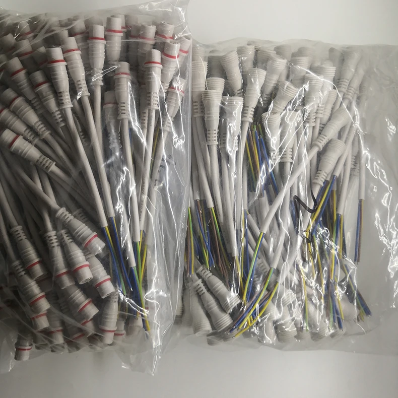 100 пар штекерных и гнездовых разъемов постоянного тока водонепроницаемый 0 5