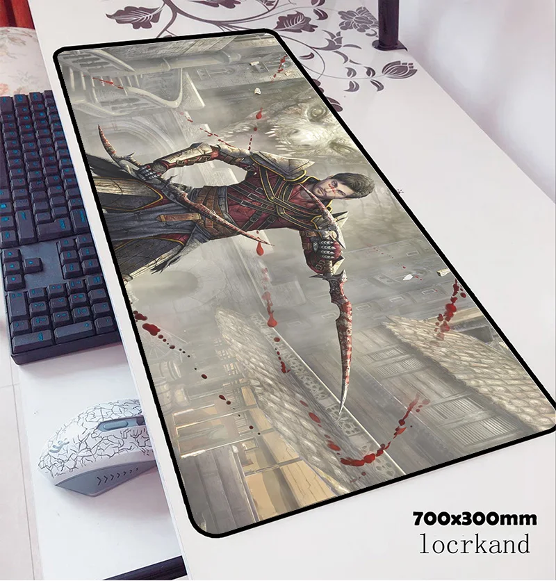 Коврик для мыши dragon age 70x30 см игровой коврик с аниме Властителем офисный