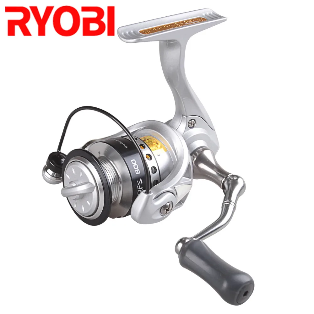 RYOBI спиннинговая Рыболовная катушка 500/800 Размер 4BB/5 2: 1 для соленой воды ловли