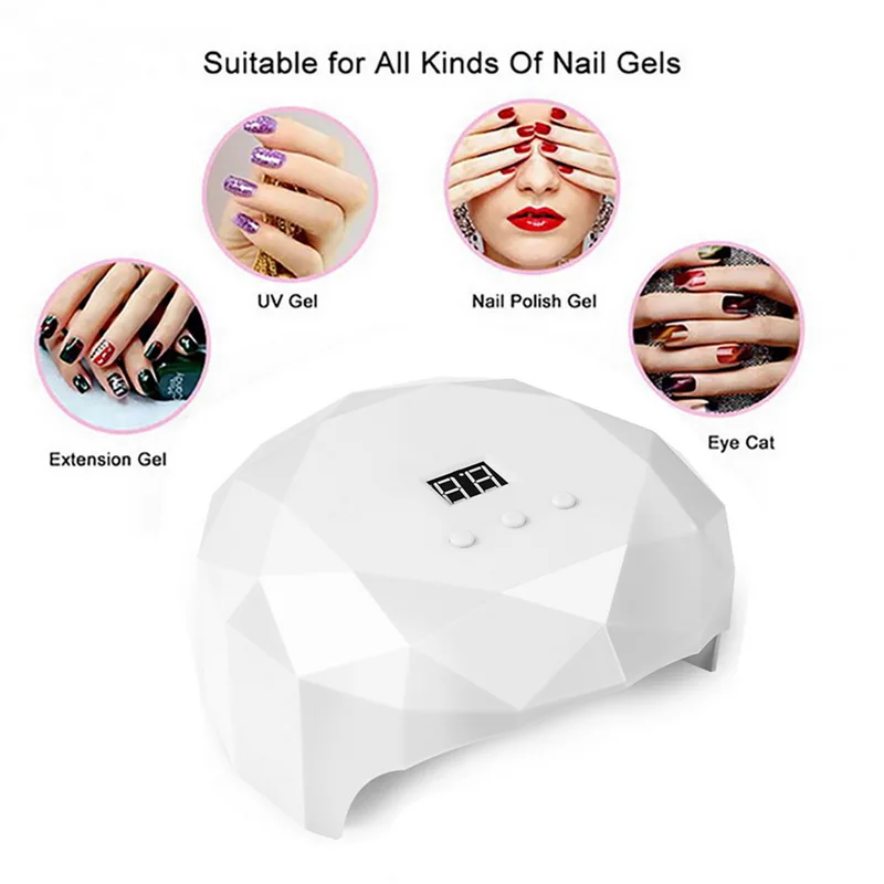 Новое поступление 36 Вт машинка для ногтей УФ светодиодный Сушилка Qiuckly сушка