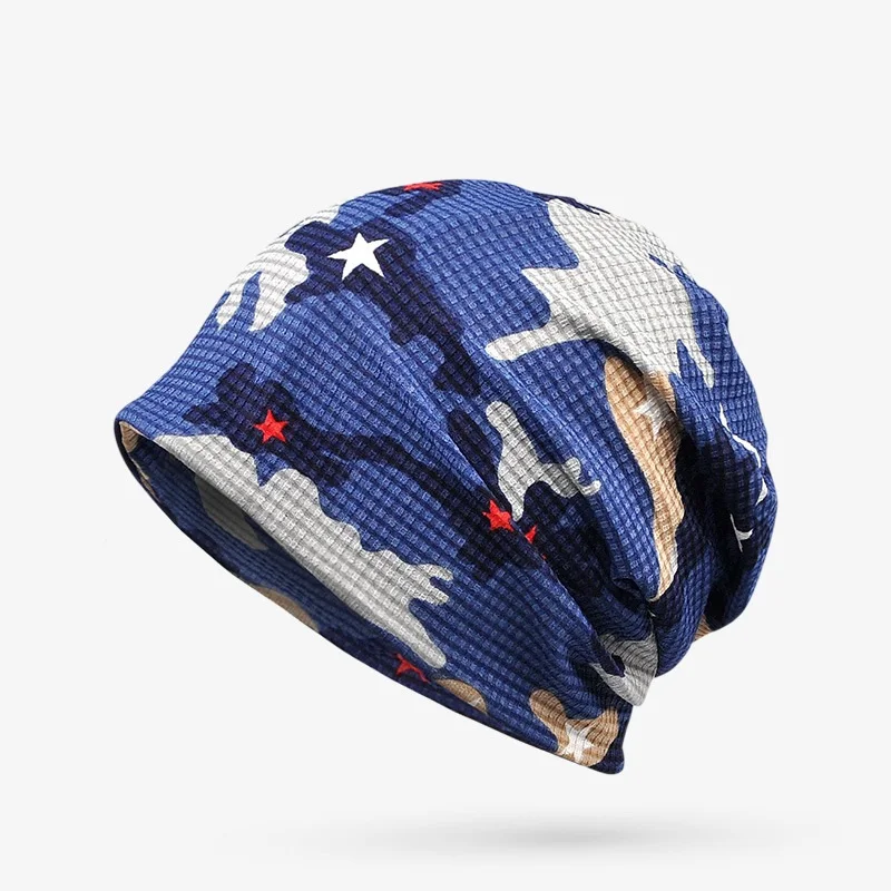 

UNIKEVOW New arrival Multi Purpose beanie&Scarf Casual hat for Men Women Hip-hop cap for autum spring Camouflage hats