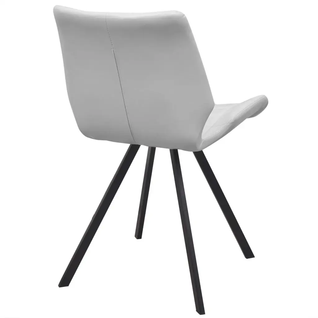 VidaXL стулья для столовой 2 шт. искусственной кожи белый|dining chair leather|chair white leatherchair