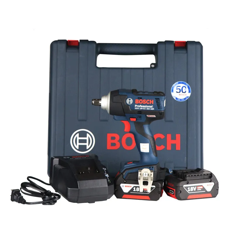 Bosch GDS 18V-EC 300 ABR Impact Wrench 18V Lithium Battery Rechargeable Electric Wrench Brushless Impact Wrench