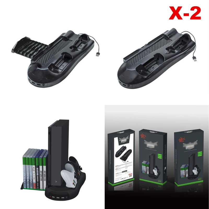 Вертикальный держатель для XBOX ONE X консоль черный компактный дизайн Простая