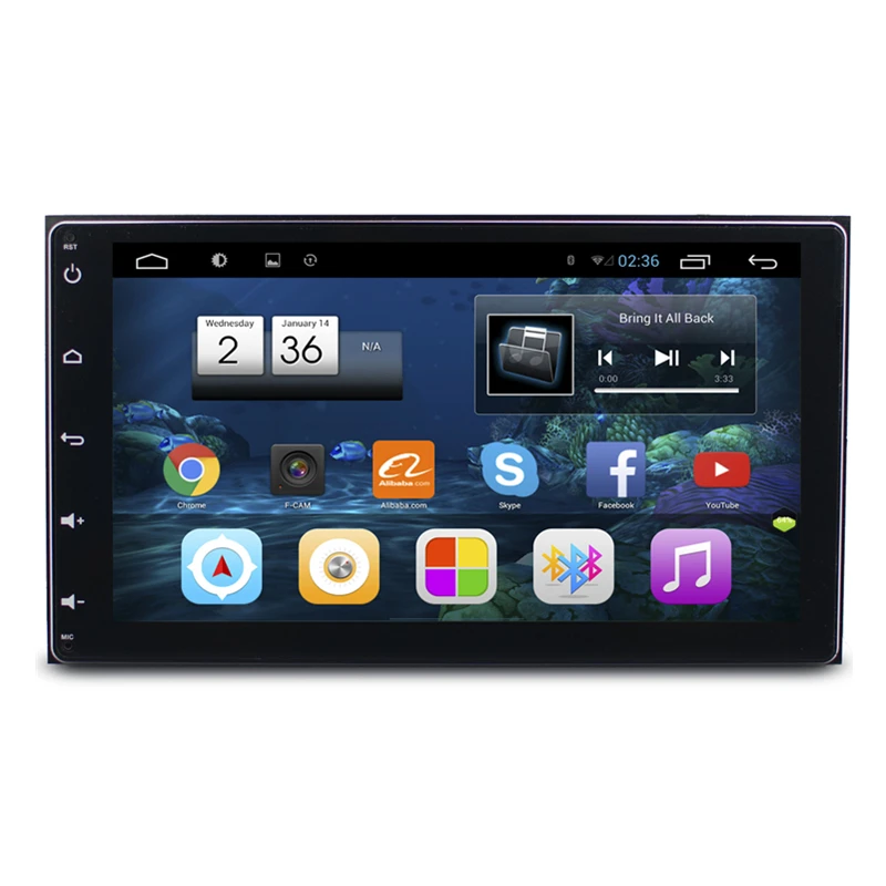 Автомобильный мультимедийный стерео плеер на Android 10 2 дюйма GPS навигация DVD радио