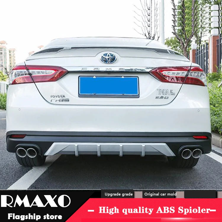 Для 18 Camry ABS защита выхлопного отверстия заднего бампера для- Toyota Camry набор бампер задняя Передняя Лопата задний спойлер