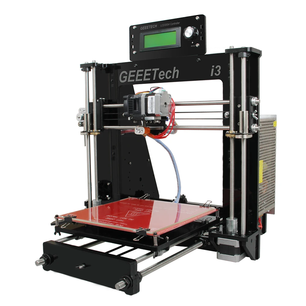 Geeetech I3 Pro B 3D принтер Толстая акриловая рамка Высокая точность Reprap Prusa LCD2004 GT2560