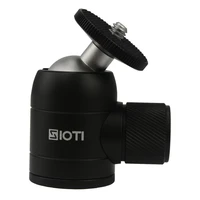 sioti tripod mini ball head tripod mount head metal ballhead tripod mount with 14 screw for gopromonopoddigital camera