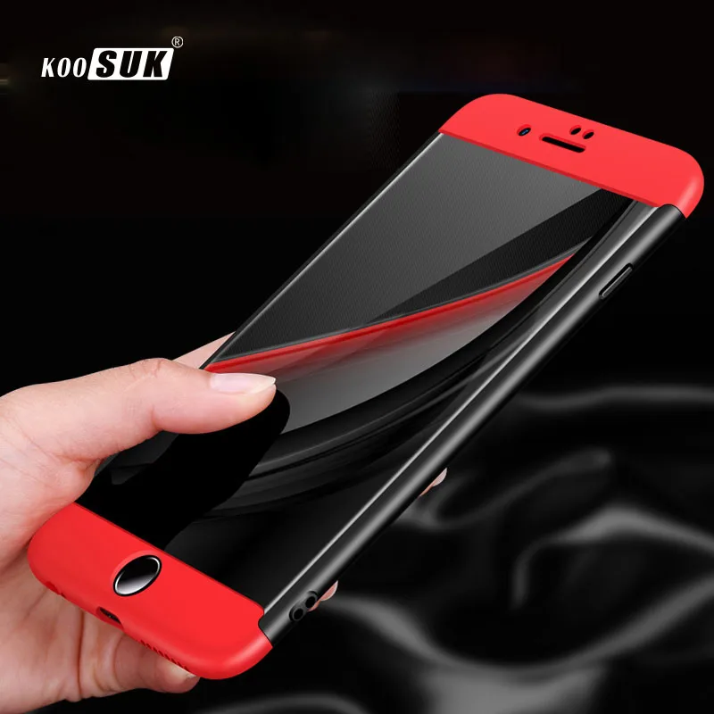 For iPhone 6 Plus Luxury Ultra Slim Case Micro Scrub 3 in 1 Back Cover 360 Full Protective 6S Phone Cases Coque |
