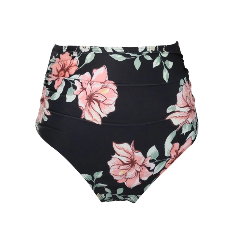 Bikini Separate Swimsuit Women Tops And Bottoms Swimwear Woman Ruffle High Waist Swimsuit Female Swimming Suit For Women - Цвет: 1210-7