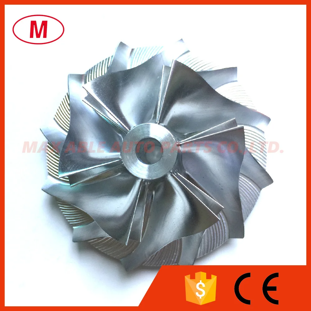 TD05H 49179-44300 48.30/68.00mm 6+6 blades High Performance Turbo Billet Compressor wheel/Aluminum 2618/Milling compressor wheel |