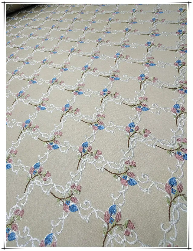 

3D Pattern of European 2.8m High Precision Large Jacquard Sofa Fabric
