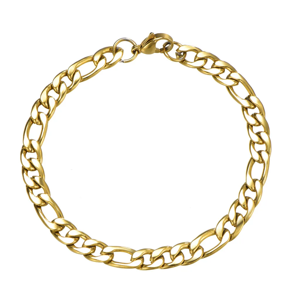 Новый стиль фигаро цепи из нержавеющей стали набор украшений для женщин подарок