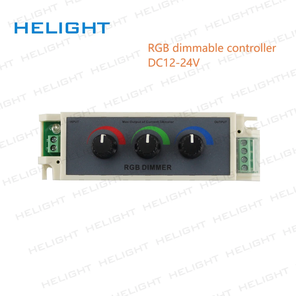 DC12V 24V 9A ручка RGB светодиодный диммер контроллер 3 канала Выход для с несколькими