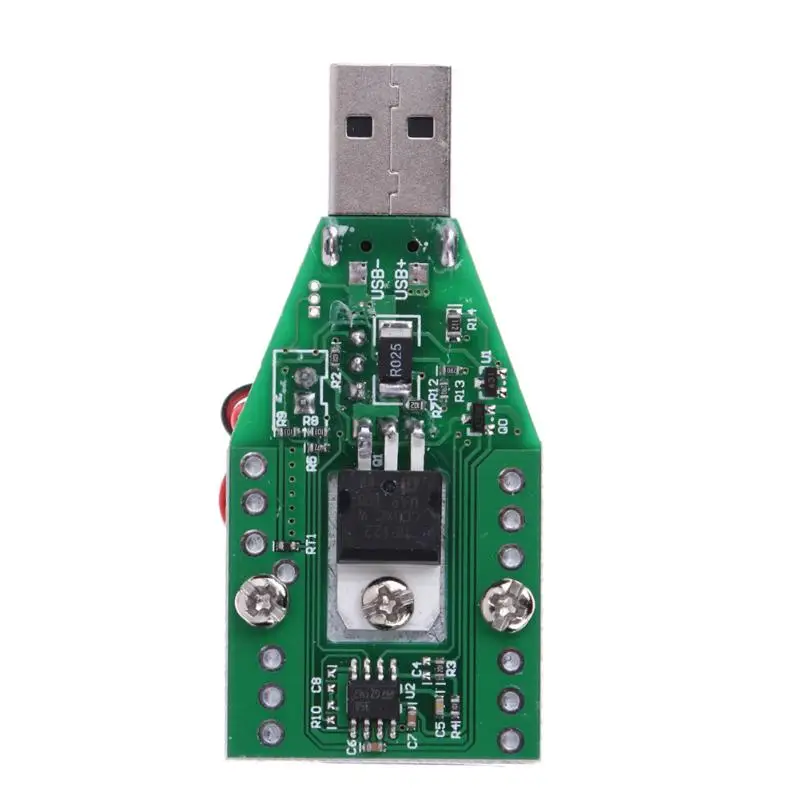 15 Вт RD промышленный класс электронный нагрузочный резистор USB интерфейс разрядки тест емкости аккумулятора метр с вентилятором регулируемый ток