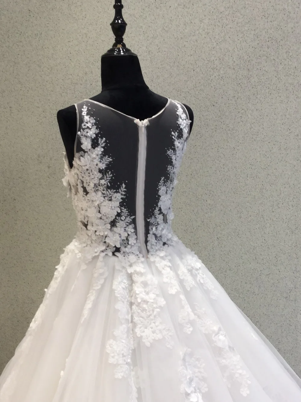 Vestido de casamento новое длинное свадебное платье 2018 без рукавов с длинным шлейфом