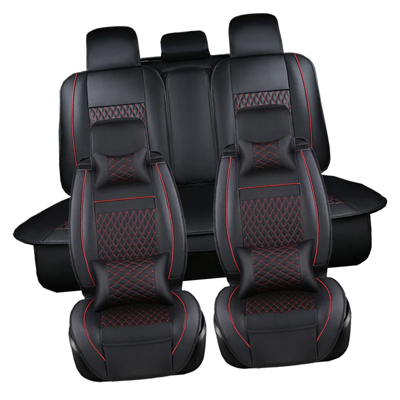 Deluxe Edition Кожаные чехлы для сидений автомобиля набор для Chevrolet CRUZE SAIL LOVE AVEO EPICA CAPTIVA Cobalt Malibu AVEO LACETTI автомобильные аксессуары Стайлинг - Название цвета: Deluxe Edition