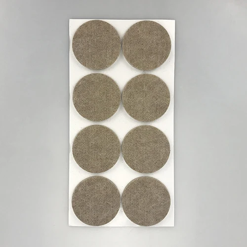 45x45mm 32pcs TCHY 5 мм Нескользящая войлочная подставка для ног самоклеящаяся фурнитура для ног защита для пола липкий коврик для стола шумостойкий коврик для домашнего ухода - Цвет: 45x45mm 32pcs