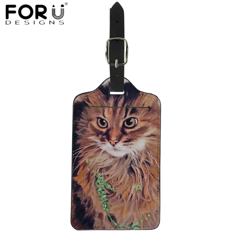 FORUDESIGNS, чемодан, Защитные Чехлы, живопись маслом Кот, 3D печать, чехол для багажа, эластичный толстый чемодан, сумка, аксессуары для путешествий - Цвет: HMA013Z24