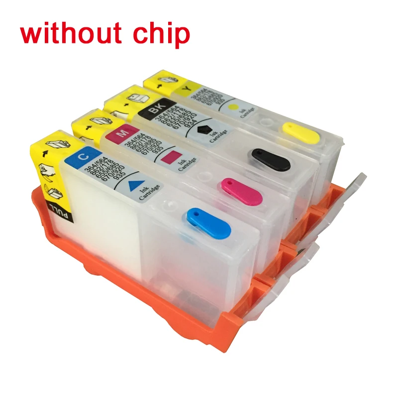 Для hp 903 904 905 многоразовый картридж для OfficeJet 6950 6956 OfficeJet Pro 6960 6970 без чипа