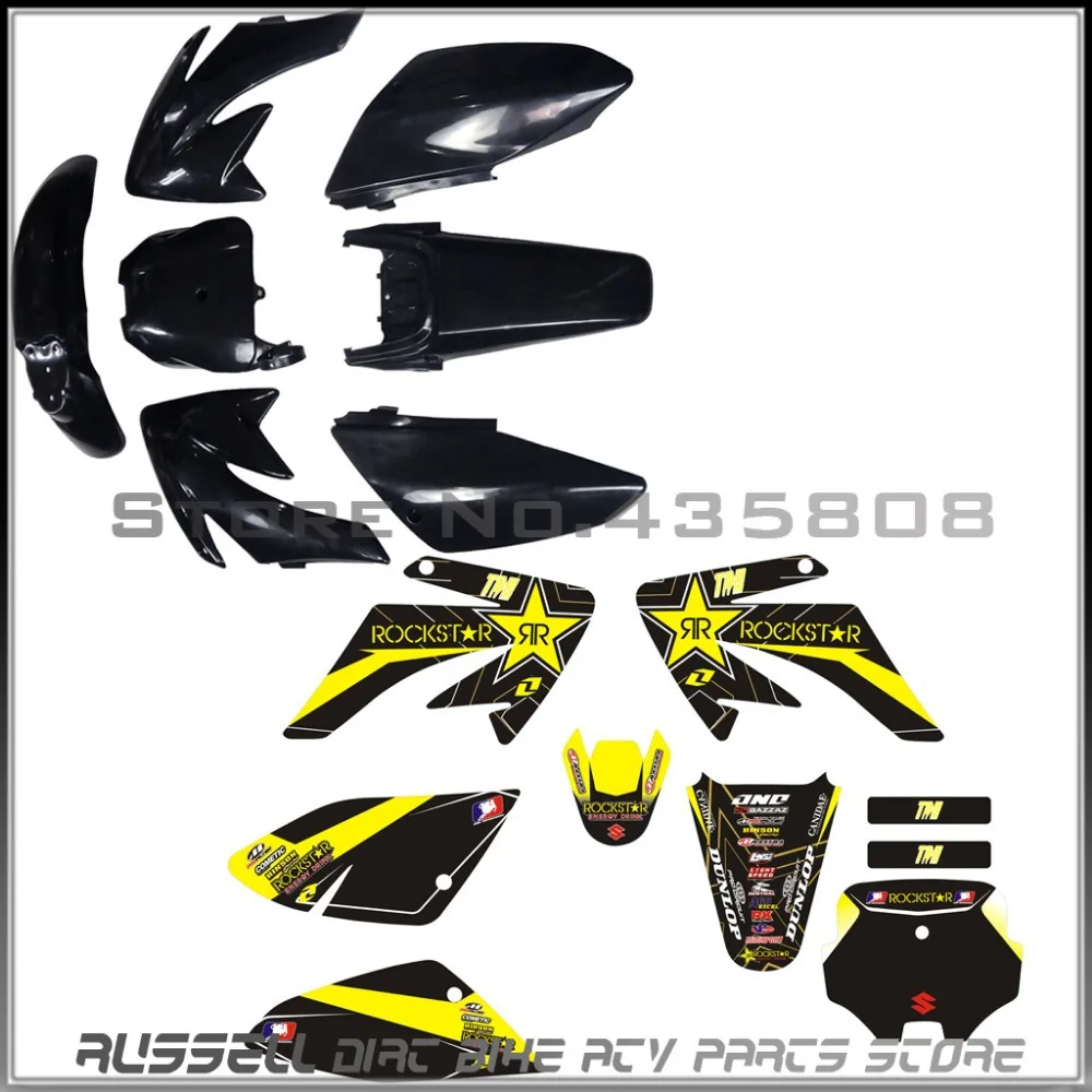 Наборы пластиковых наклеек CRF70 для Honda CRF 70 SDG SSR Dirt pit bikes 150 200 cc | Автомобили и