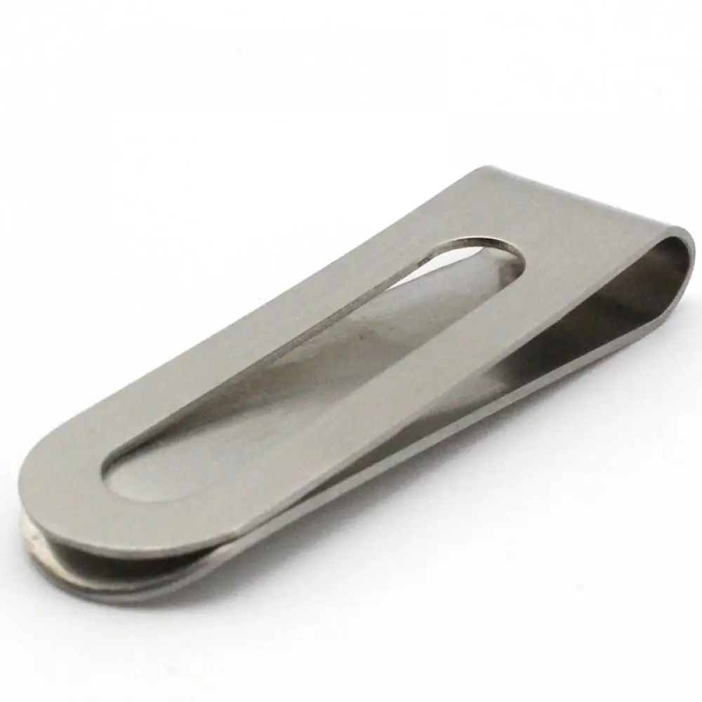 1 шт. тонкий кошелек из нержавеющей стали для мужчин и женщин|Зажимы денег| |