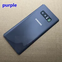 Для SAMSUNG Galaxy Note 8 N950 N950F N9500 Задняя стеклянная крышка для батареи задняя дверь чехол для корпуса для SAMSUNG Note 8 Задняя стеклянная крышка - Цвет: Фиолетовый