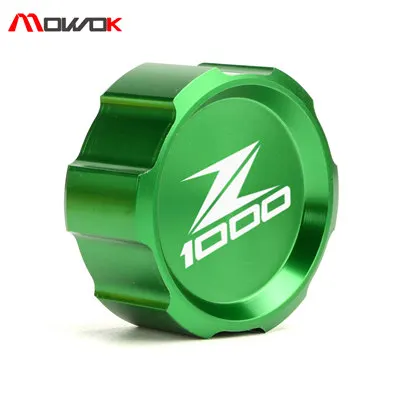 Для Kawasaki Z1000 2010- Лидер продаж мотоцикла CNC Алюминий сзади и спереди Тормозная жидкость резервуар Кепки крышка цилиндра