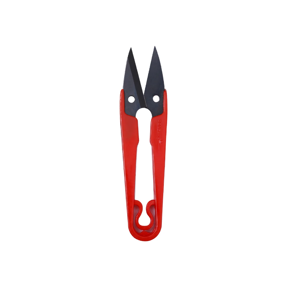 red LMDZ 1 шт. портновские ножницы портняжные ножницы шитье Snip резец для резьбы крестиком ножницы U ножницы Пряжа пружина ножницы - Цвет: red