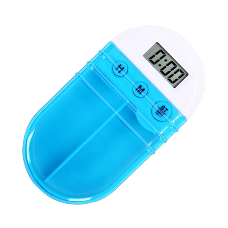 Мини Портативный Таймер для напоминания о таблетках электронная коробка