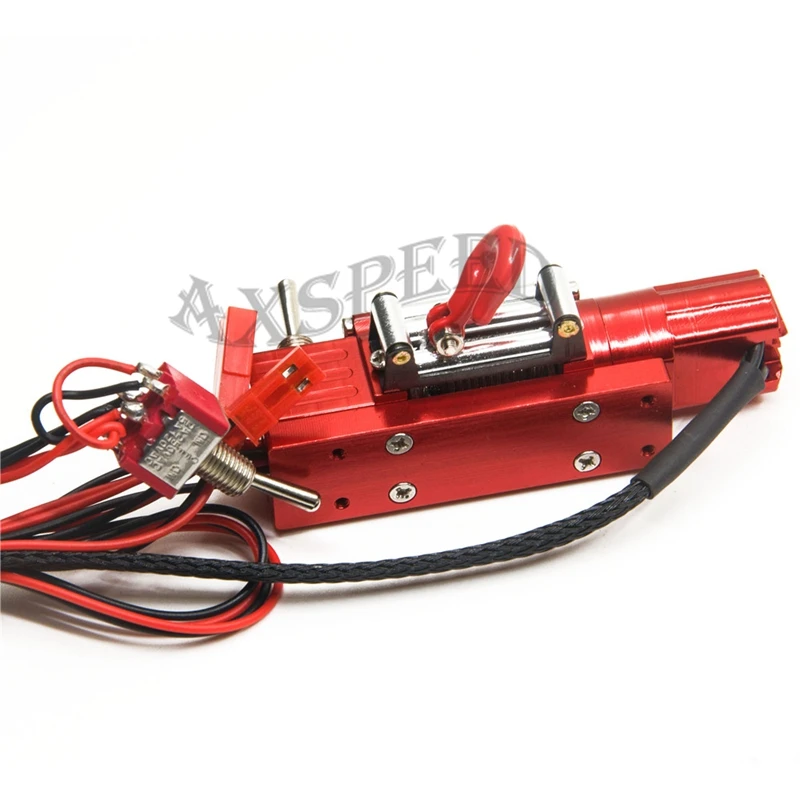 AXSPEED 1: 10 RC Гусеничный Металлический Стальной проводной блок управления лебедкой #