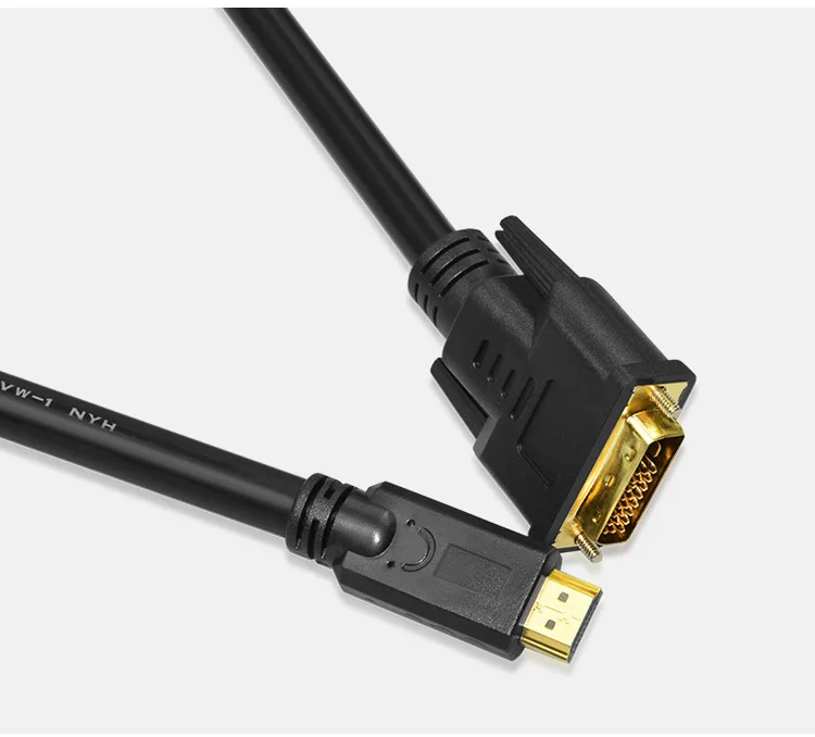 Бесплатная доставка HDMI к DVI 24 + 1 штыревой адаптер конвертер hdmi 3D кабель 1080P XBOX DVD HDTV