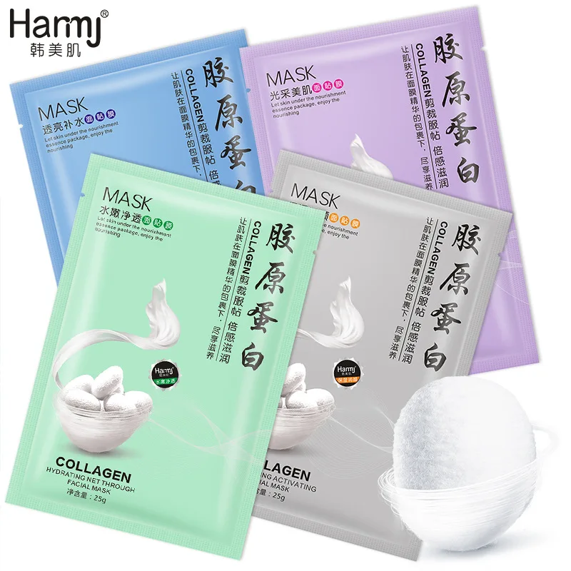 Шелковая протеиновая маска для лица лечения акне средство удаления черных точек