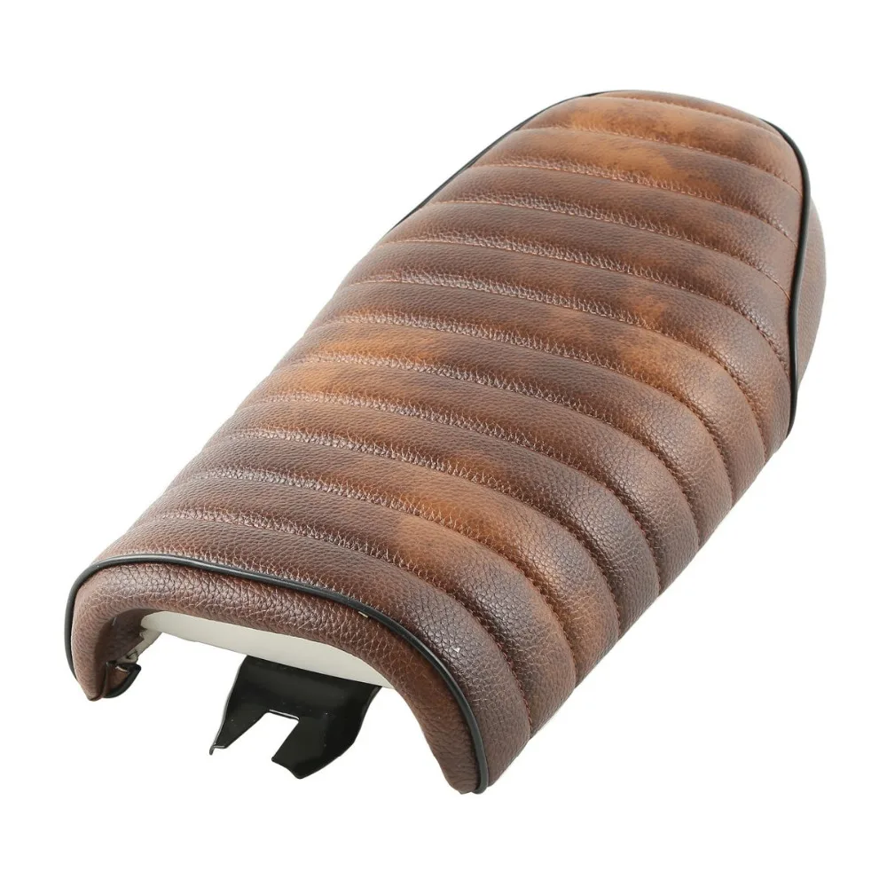 Универсальное плоское сиденье Brat Cafe Racer винтажное седло для Honda CL CB CB400/750 CG 125 Yamaha SR