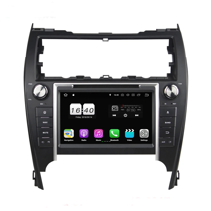 Android 8 1 для Toyota CAMRY 2012-2017 США средний восток USB 2G RAM 16GB 4 ядра автомобильный dvd-плеер