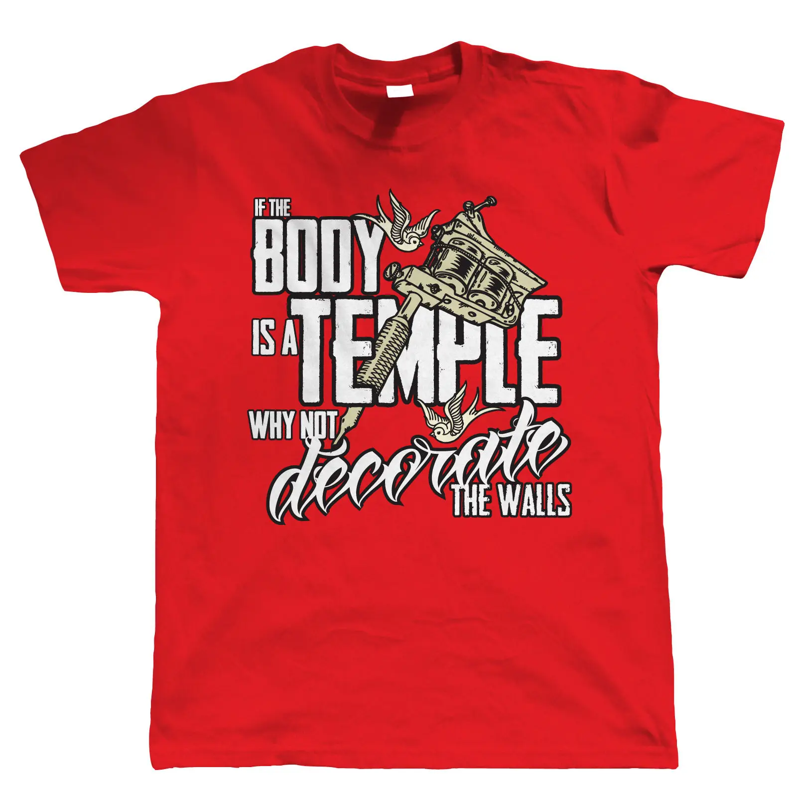 If The Body Is A Temple Мужская татуировочная художественная таттоистская