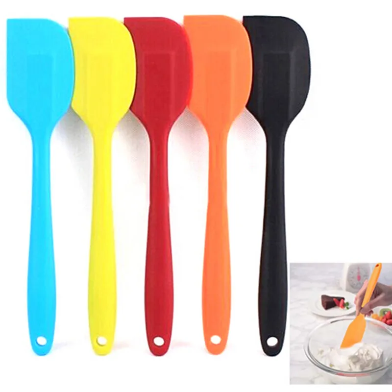 2 шт./лот кухонный силиконовый шпатель для торта скребок смешивания теста щетка