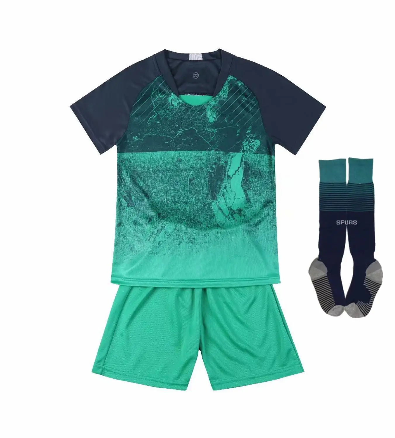 kids sets Комплекты для детей; Футбольная форма для мальчиков и девочек; спортивные костюмы для детей; молодежные тренировочные костюмы; комплект с носками с принтом под заказ - Цвет: kids sets