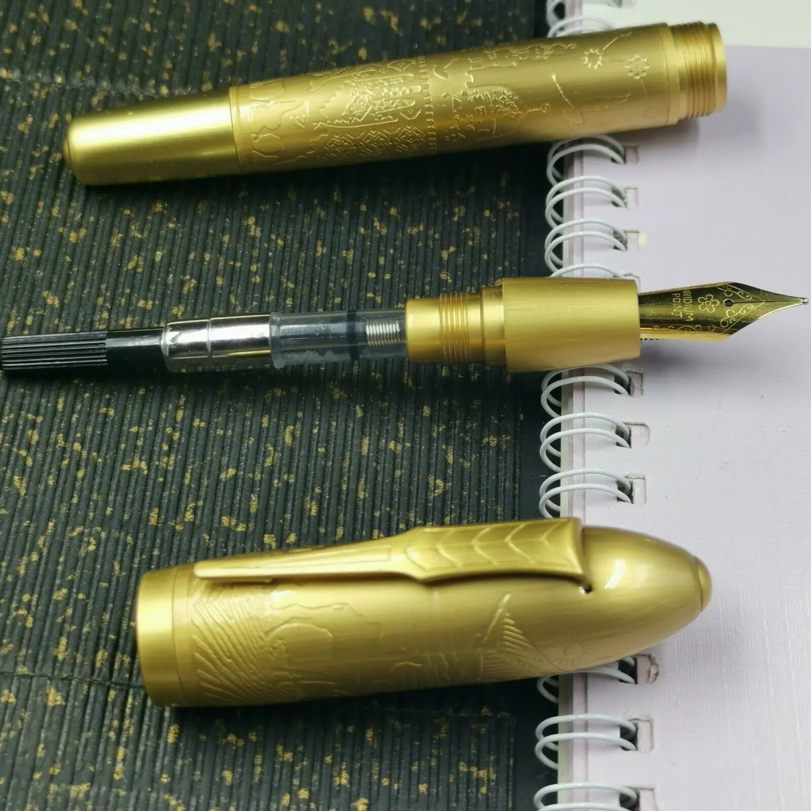 Fuliwen Huge Size Fountain Pen Brass Pen Ink Pen Medium#6 NIb Ancient Culture Series Stationery Office school supplies