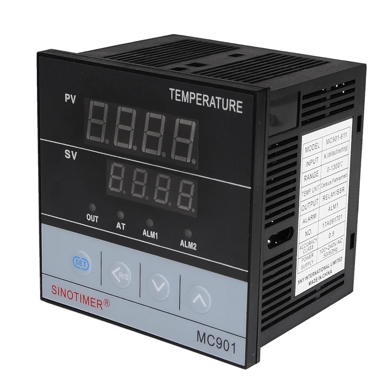 Универсальный вход PT100 K термопары цифровой PID SSR реле регулятор температуры Выход для охлаждения тепла с сигнализацией по Фаренгейту